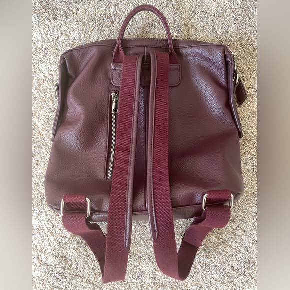 Burgundy Kenzie Backpack Urban Expressions - Picture 3 of 7